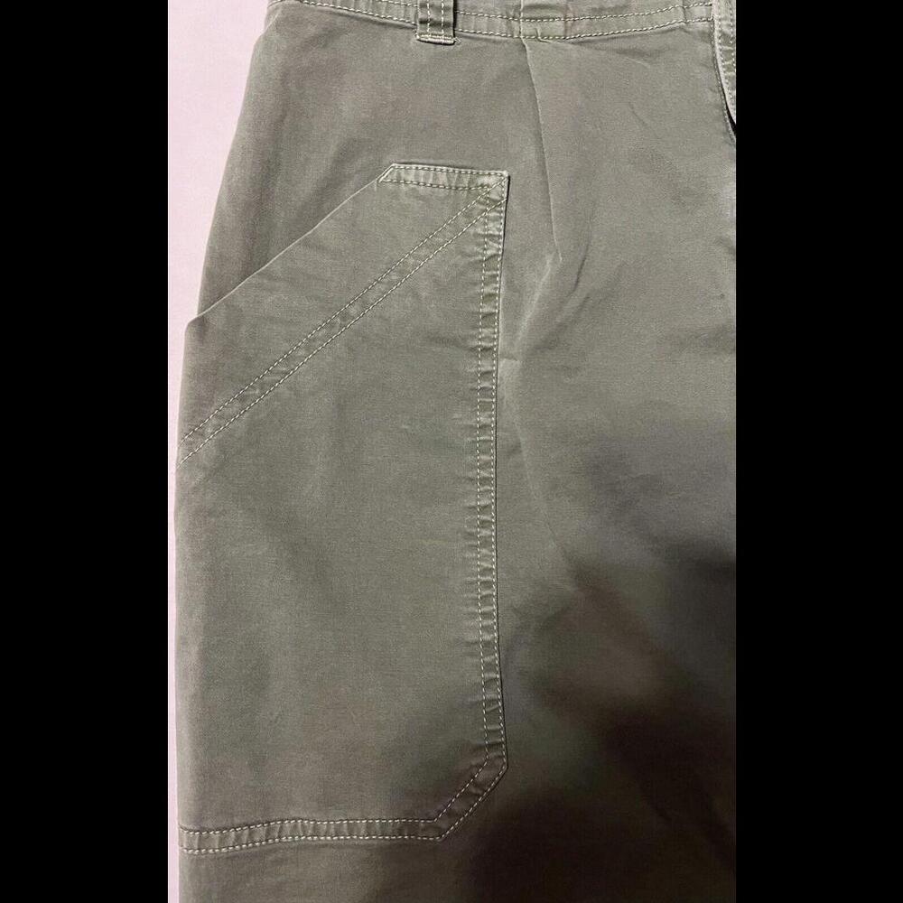 abercrombie fitch Womens olive Green Medium Paper bag Skirt With Pockets - Picture 4 of 12